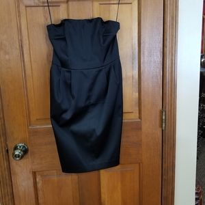 Express Design black strapless cocktail dress.  Worn once.